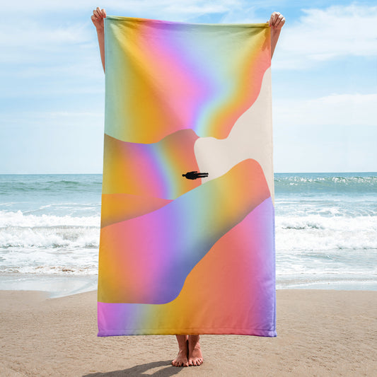 April beach towel